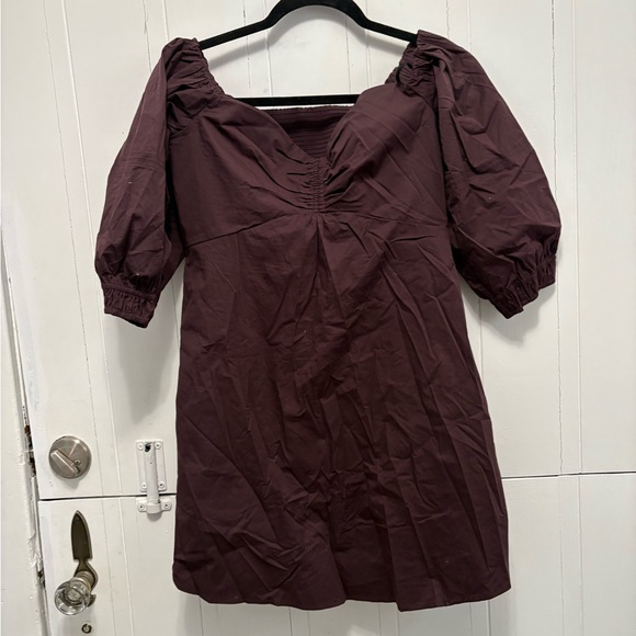 A.L.C. Women's Mini Dress in Deep Burgundy - Picture 1 of 4